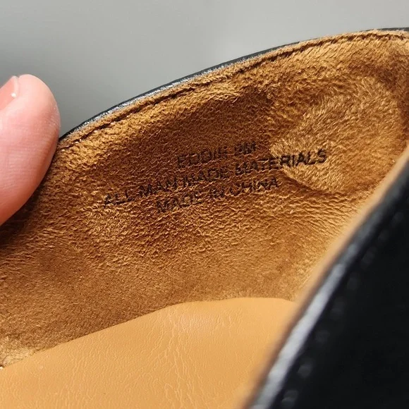 CYNTHIA ROWLEY SIZE 9 Elegant Black Leather Women's Shoes - Picture 9 of 12